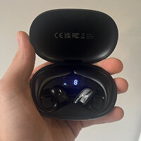 Customer photo of the earbuds while travelling